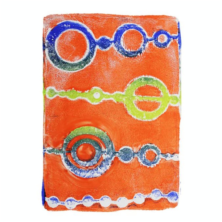 Pochoir Perles pour Impression 12.7 x 17.8 cm - Gelli Arts - Rougier et Plé