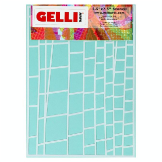 Pochoir Échelle pour Impression 12.7 x 17.8 cm - Gelli Arts - Rougier et Plé