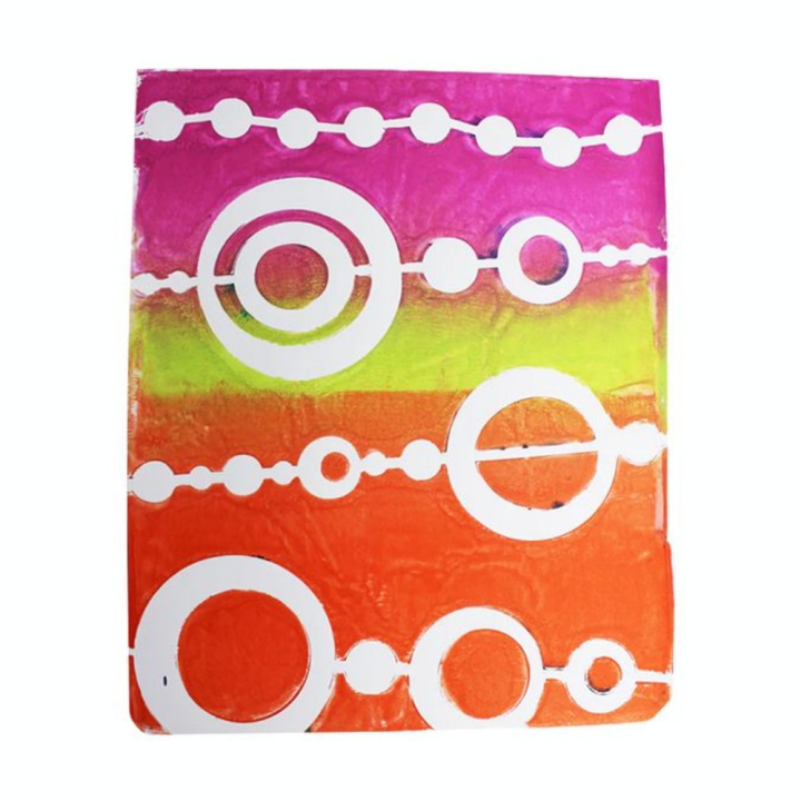 Pochoir Perles pour Impression 20.3 x 25.4 cm - Gelli Arts - Rougier et Plé
