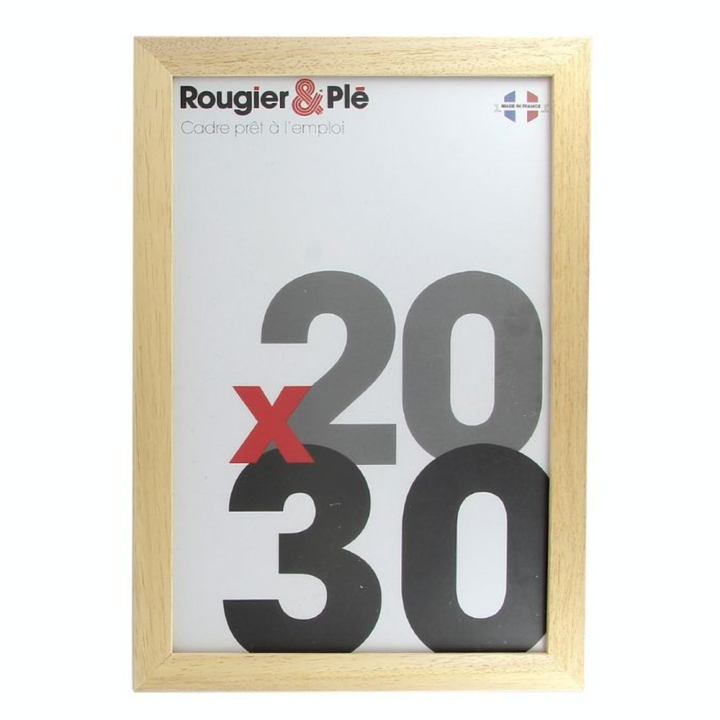 Cadre en bois vitre Plexi Gaëlle 20 Brut - Rougier&Plé - Rougier et Plé
