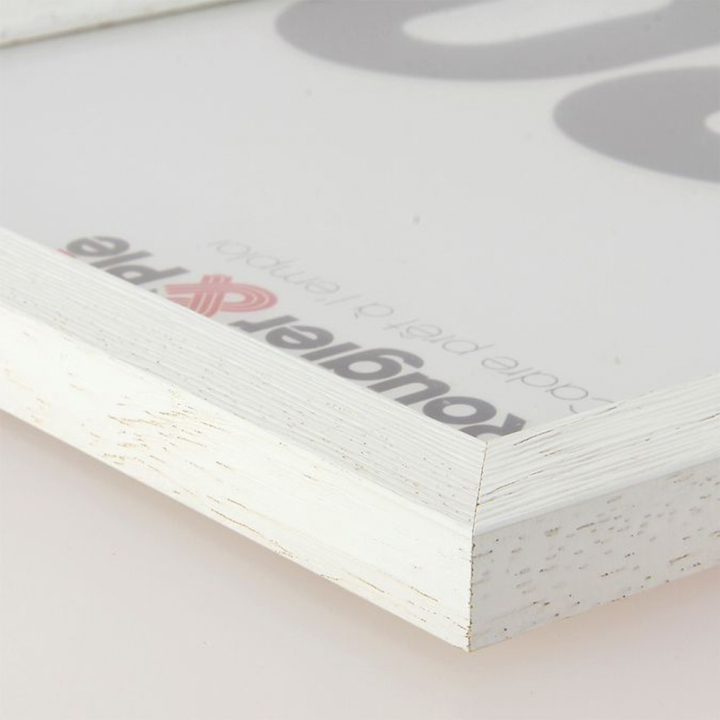 Cadre en bois vitre Plexi Gaëlle 20 Blanc - Rougier&Plé - Rougier et Plé