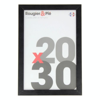 Cadre en bois vitre Plexi Gaëlle 20 Noir - Rougier&Plé - Rougier et Plé