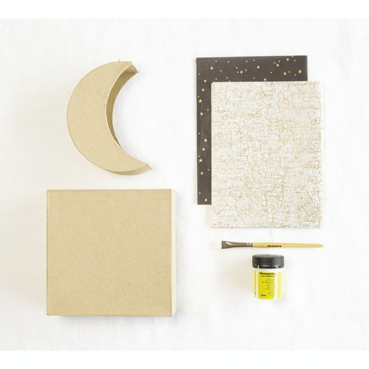 Mini Kit Ma Bulle Créative Cache-pot Lune - Décopatch - Rougier et Plé