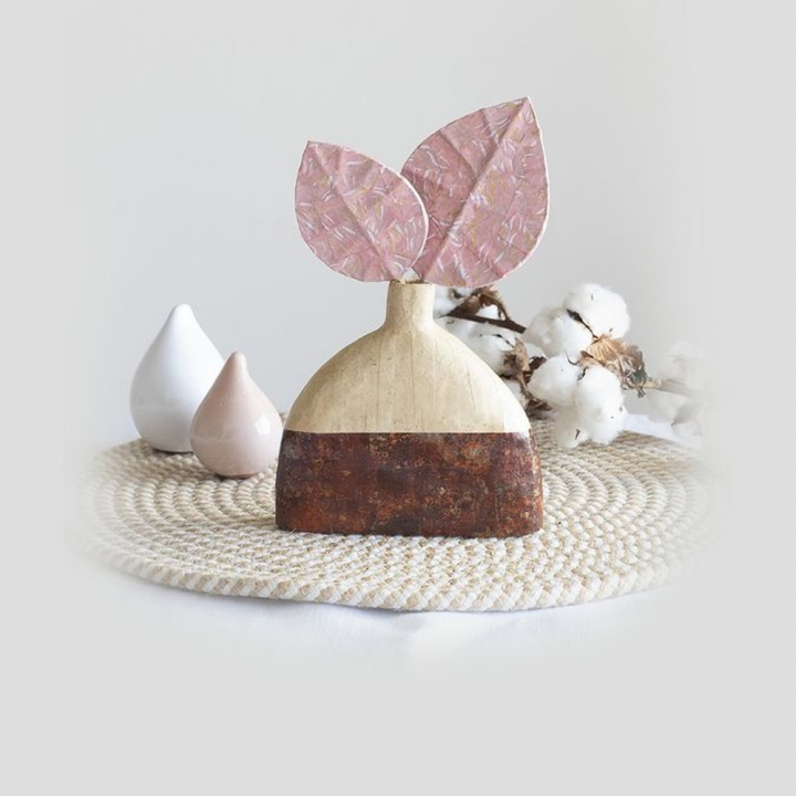 Mini Kit Ma Bulle Créative Vase et Feuilles - Décopatch - Rougier et Plé