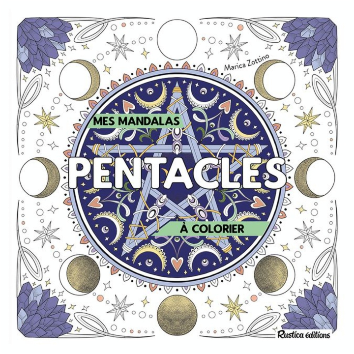 Livre de coloriage Mandalas à colorier - Rustica - Rougier et Plé