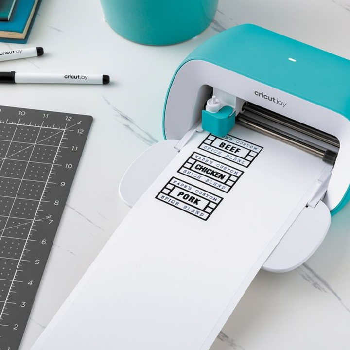Vinyle Inscriptible Amovible 4 Feuilles 14 x 33 cm Blanc - Cricut - Rougier et Plé