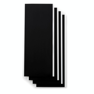 Vinyle Inscriptible Amovible 4 Feuilles 14 x 33 cm Noir - Cricut - Rougier et Plé