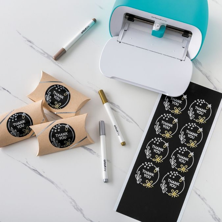 Vinyle Inscriptible Amovible 4 Feuilles 14 x 33 cm Noir - Cricut - Rougier et Plé