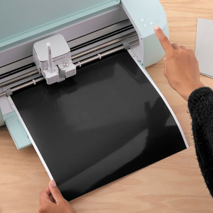 Vinyle Inscriptible Amovible 33 x 90 cm Noir - Cricut - Rougier et Plé