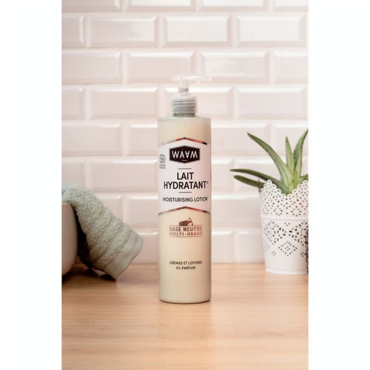 Base Lait Hydratant BIO 400 ml - WAAM - Rougier et Plé