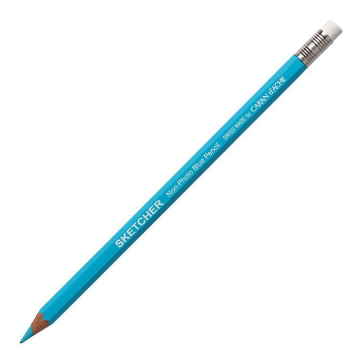 Crayon bleu inactinique Non-Photo 2 pcs - Caran d'Ache - Rougier et Plé