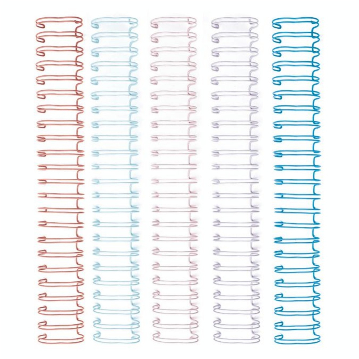 Spirales de Reliure Cinch 30 pcs ø 1.5 cm x 30.5 cm Coloré - We R Memory Keepers - Rougier et Plé