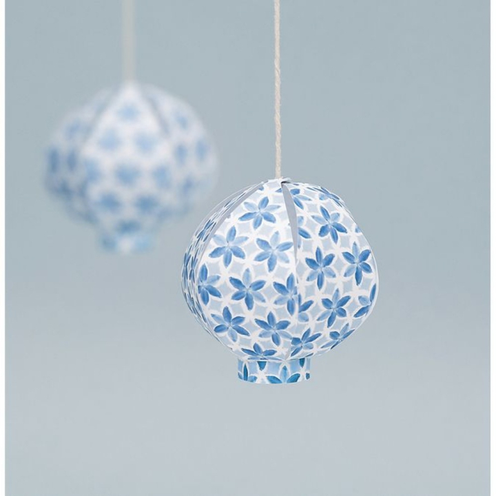 Papier imprimé A4 21 x 29.7 cm Bloc de 20 feuilles Shibori Floral - Clairefontaine - Rougier et Plé