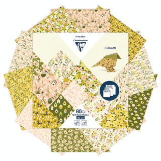 Papier Origami 60 feuilles 3 formats Printemps - Clairefontaine - Rougier et Plé