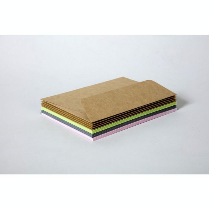 Coffret Pollen 20 Enveloppes et 20 Cartes Nature - Clairefontaine - Rougier et Plé