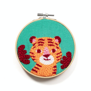 Punch Needle Kit Tigre - Avenue Mandarine - Rougier et Plé