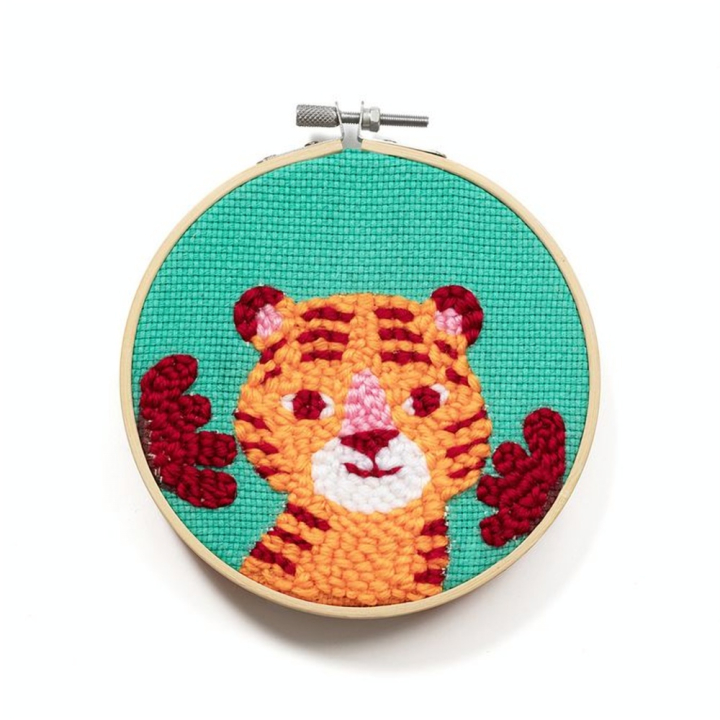 Punch Needle Kit Tigre - Avenue Mandarine - Rougier et Plé