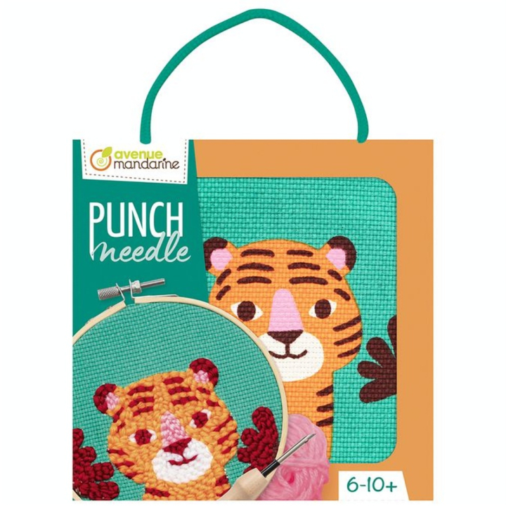 Punch Needle Kit Tigre - Avenue Mandarine - Rougier et Plé