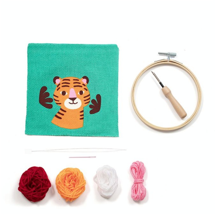 Punch Needle Kit Tigre - Avenue Mandarine - Rougier et Plé