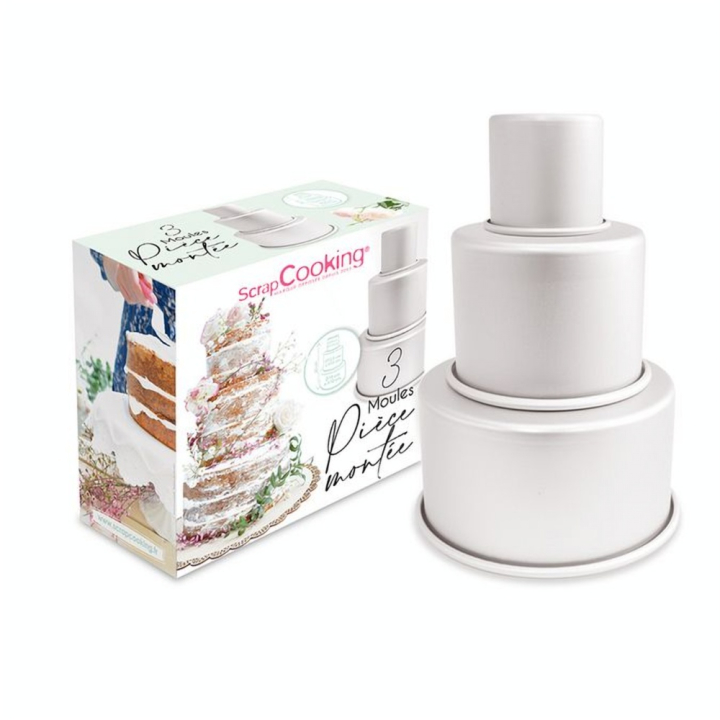 Moules Pièce Montée 3 pcs - ScrapCooking - Rougier et Plé