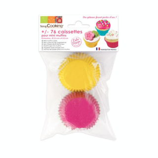 Caissettes Mini-Muffins 76 pcs - ScrapCooking - Rougier et Plé