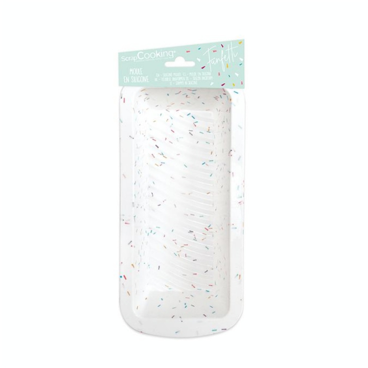 Moule à Cake 23 cm Silicone Funfetti - ScrapCooking - Rougier et Plé