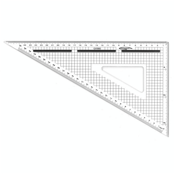 Equerre de coupe graduée 60° - 30 cm - Oz International - Rougier et Plé
