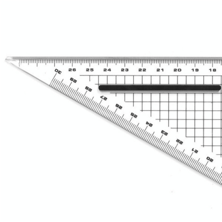 Equerre de coupe graduée 60° - 30 cm - Oz International - Rougier et Plé
