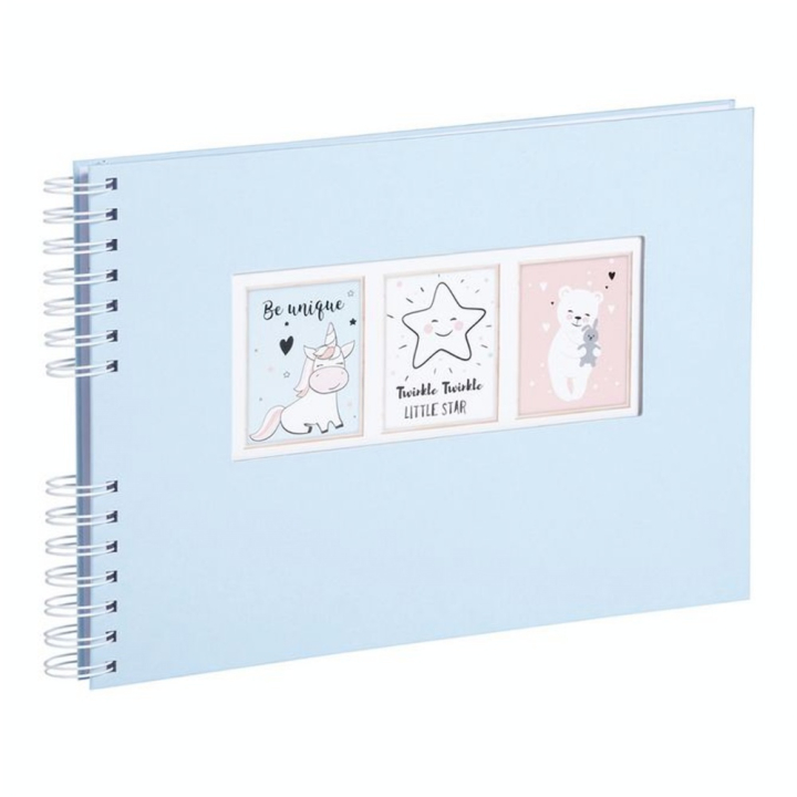 Album Photo à Spirales 50 pages blanches 32 x 22 cm Sweet Bleu - Exacompta - Rougier et Plé