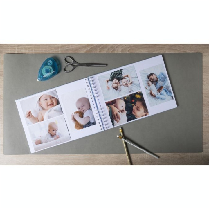 Album Photo à Spirales 50 pages blanches 32 x 22 cm Sweet Bleu - Exacompta - Rougier et Plé