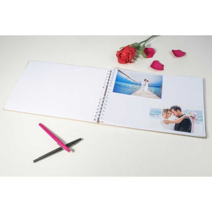 Album Photo à Spirales 50 pages blanches 32 x 22 cm Kraft - Exacompta - Rougier et Plé