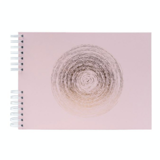 Album Photo à Spirales 50 pages blanches 32 x 22 cm Ellipse Rose - Exacompta - Rougier et Plé