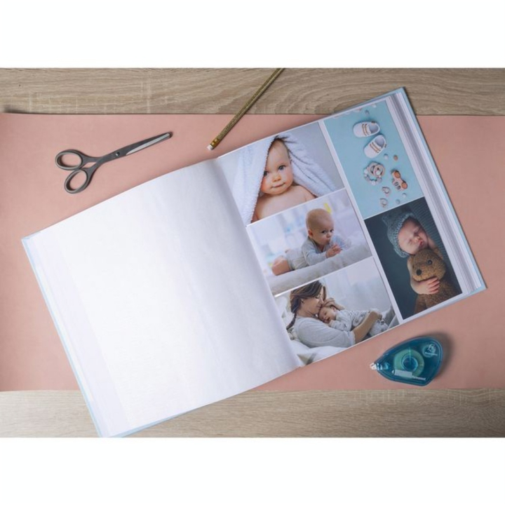 Album Photo Livre 60 pages blanches 29 x 32 cm Sweet Bleu - Exacompta - Rougier et Plé