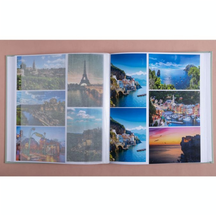 Album Photo Livre 60 pages blanches 29 x 32 cm Ellipse Vert - Exacompta - Rougier et Plé