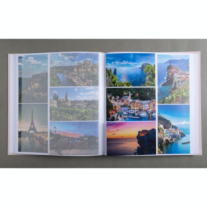 Album Photo Livre 60 pages blanches 29 x 32 cm Ellipse Rose - Exacompta - Rougier et Plé