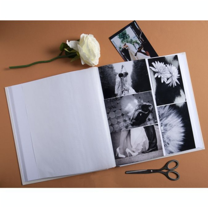 Album Photo Livre 60 pages blanches 29 x 32 cm Art Ivoire - Exacompta - Rougier et Plé