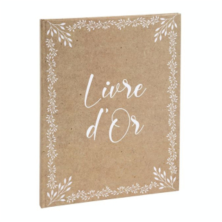 Livre d'Or 100 pages 27 x 22 cm Kraft - Exacompta - Rougier et Plé