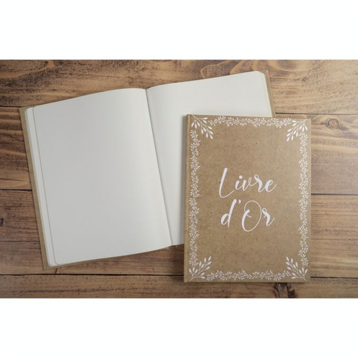 Livre d'Or 100 pages 27 x 22 cm Kraft - Exacompta - Rougier et Plé