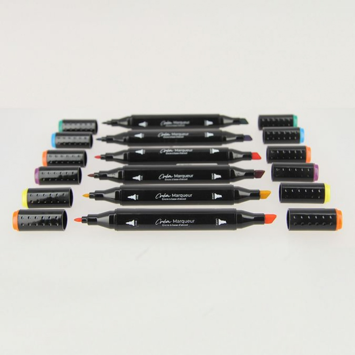 Feutre Créamarker Set Classique 6 pcs - Créa - Rougier et Plé