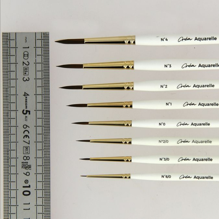 Pinceau aquarelle Rond synthétique Créa - Rougier&Plé - Rougier et Plé