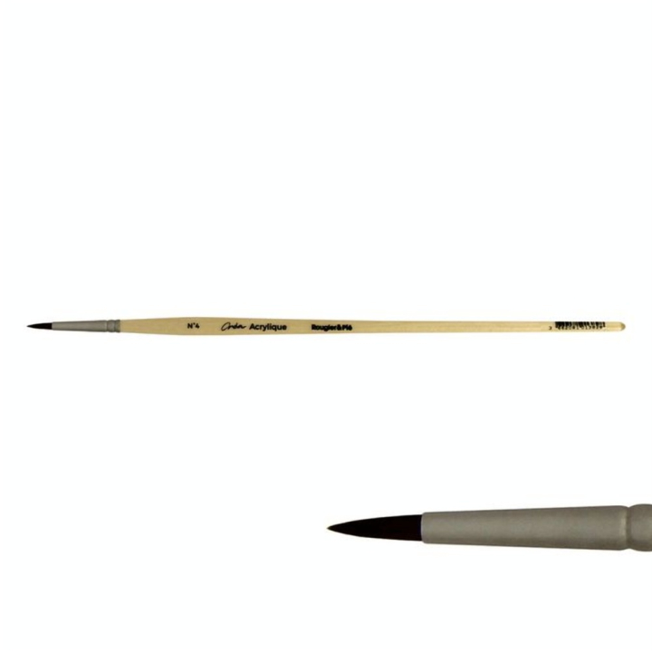 Pinceau acrylique Rond synthétique Créa - Rougier&Plé - Rougier et Plé