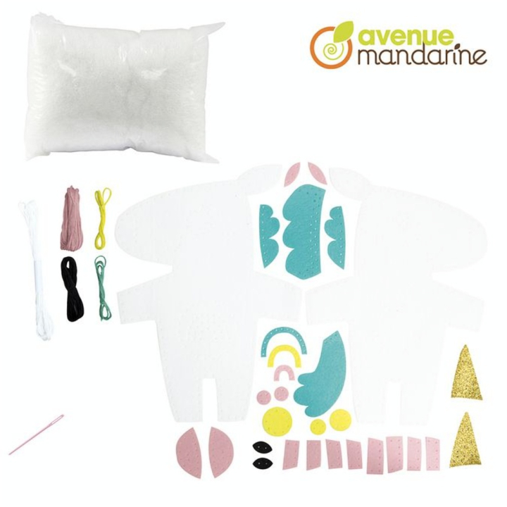 Kit DIY Little Couz'in Alicia la Licorne - Avenue Mandarine - Rougier et Plé