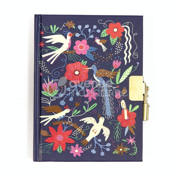 Journal intime 11 x 14 cm Oiseaux et Fleurs - Avenue Mandarine - Rougier et Plé