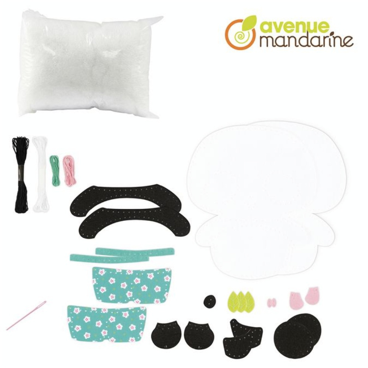 Kit DIY Little Couz'in Gustave le Panda - Avenue Mandarine - Rougier et Plé