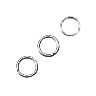 Anneau métal argenté Ø 8 mm 20 pcs - Rayher - Rougier et Plé