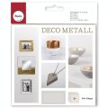 Feuilles à dorer Déco Métal Doré 14 x 14 cm 5 pcs - Rayher - Rougier et Plé