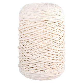Fil Recycling Braidy Ø 2 mm Pelote 250 m Ivoire - Rayher - Rougier et Plé