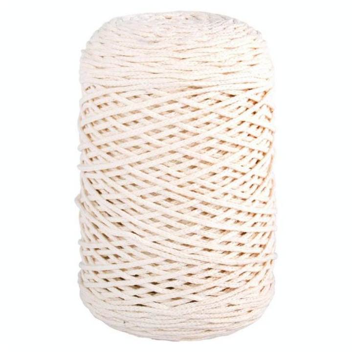 Fil Recycling Braidy Ø 2 mm Pelote 250 m Ivoire - Rayher - Rougier et Plé