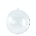 Boule en plastique en 2 parties Ø 8 cm - Rayher - Rougier et Plé