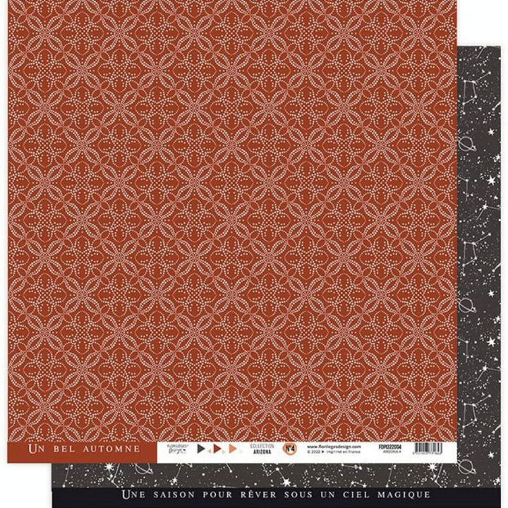Papier à motifs set Arizona 8 pcs - Florilèges Design - Rougier et Plé